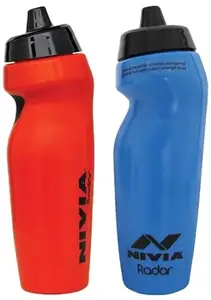 Nivia Radar Bottle, 600 ml (Colors May Vary)&Nivia Radar Sports Bottle, 600ml (Royal Blue)