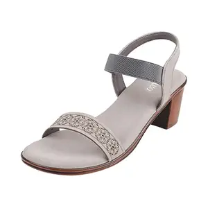 Metro Womens Synthetic Grey Sandals (Size (4 UK (37 EU))