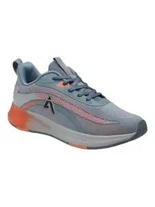 Action BULLET-109 Ultra Comfort Breathable Cushioned Sports Lace-Up Running Shoes for Men(R Slate Orange,8)