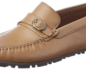 Lee Cooper Men's LC4892E Leather Casual Shoes_Tan_43