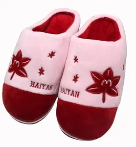 SHRI SHYAM PRODUCTS Fur Slippers for Women - Embrace Comfort and Style (Red, 5)