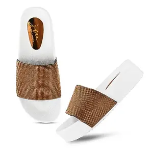 JM LOOKS Fashion Stylish Casual Open Back Flat Slipper Fancy Solid Comfortable Sole For Womens & Girls