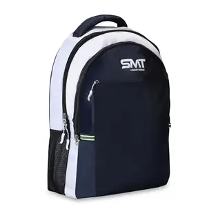 SMT A Quality Product Unisex School Bag School Bags for Boys | Office & Travel Bags Polyester Casual Daypacks Laptop Backpacks | Backpack for Men/Backpack for Women- 27 L, Blue
