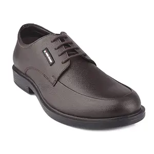 Red Chief Brown Leather Formal Derby for Men