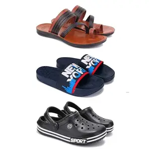 DRACKFOOT Men's Sandals | Lightweight Wear| Stylish & Easy to Wear For Men's GR-SAN-(3-COMBO)-3151-1587-3014-6