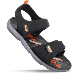 WALKAROO Men's Sandals(20016890-BLK) 8 UK
