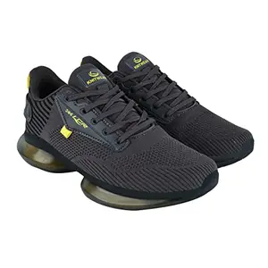 LANCER ENERGY-14DGR-YLW Men's Grey/Yellow Sports & Outdoor Running Shoes