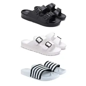 Men?s Casual Slip-On Sandals ? Designs & Stylish Open-ToePCV-SAN-(3-COMBO)-3115-3113-3026-7
