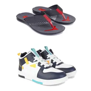 Men's Stylish Casual Shoes | Comfortable & Trendy Daily WearPremium Casual Shoes for MenGR-SPO-(2-Combo)-3131-1074-10 Multicolor