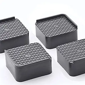 Twinflo Refrigerator Stands Square Shape Washing Machine Stand Fridge Stand Washer Dryer Furniture Riser Stand Pads Legs(4 Piece) Kitchen Accessories Items Bathroom Organizer