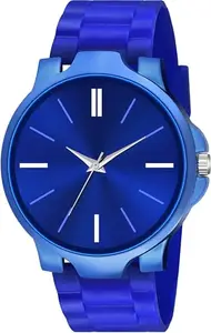 Analog Watch for Men (3Kan Blue LR05 New PU_SH)
