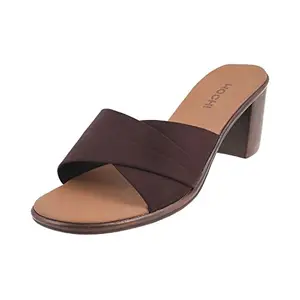 Mochi Women's Tan Fashion Sandals-5 UK (38 EU) (41-3279)