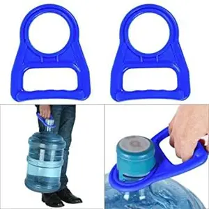 Amfs Store Plastic Water Can Grip Handle Water Bottle Lifter Easy Lifting Kitchen Tool for 20L Can | Pack of 2 W C H 4