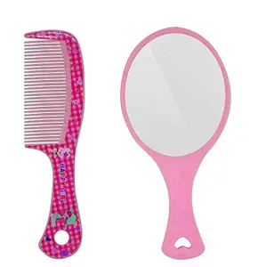 INAAYA Comb With Mirror For Hair Styling And Gifting Set Combo