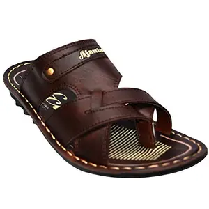 AJANTA Royalz Brown Color Men's Casual Sandal