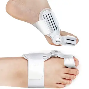 Belanto Toe straightener bunion corrector for women & men 2 pcs splint with toe fracture support and foot support for pain relief toe separator Orthopedic Tight Fitting Band Support