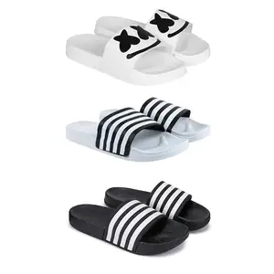 DRACKFOOT Men's Sandals | Lightweight Wear| Stylish & Easy to Wear For Men'S GR-San-(3-COMBO)-3030-3026-3024-8