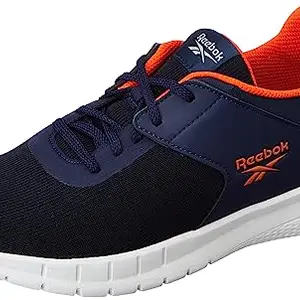 Reebok Men Genesis Runner M Vector Navy/Pump Orange/LGH Solid Grey 10