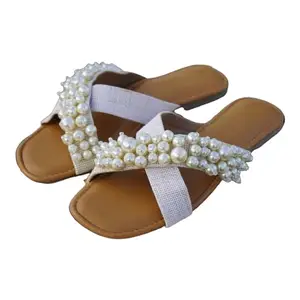 DEKA Women Jute Flat Sandals for Office Wear (6)