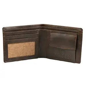 Keviv® Genuine Leather Wallet for Men/Men's Wallet (Brown)