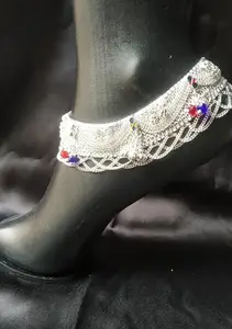 Silver Anklet (Pack of 2)