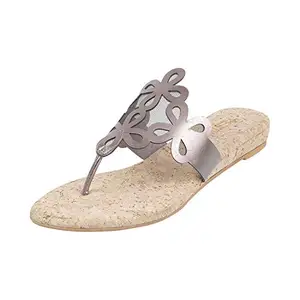 Metro Women Gun Metal Synthetic Sandals (32-928-29-38) Size (5 UK/India (38EU))
