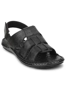 Liberty Healers DSL-5 Mens Black Casual Sandal 44