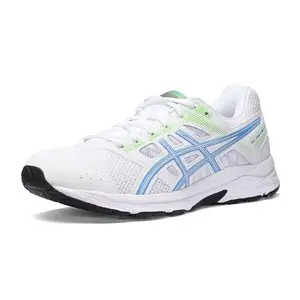 ASICS Mens Gel-Contend 5B White/Waterscape/Electric Lime Running Shoe - 11 UK (1011B083.100)