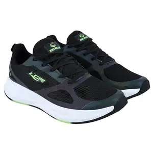 Lancer Mens RAMBO-167BLK-PGN Black Running Shoe, 10