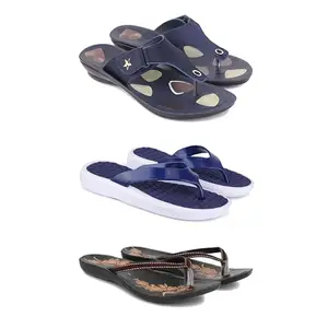 Women's Comfortable Sandal,Casual Lightweight Sandal for Everyday Wear | BTS-(3-COMBO)-1973-1859-O19-5-EURO-36
