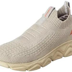ABROS Men's Beam ASSG1361 Sports Shoes_Taupe/Rust_8UK