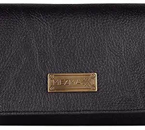 Mezma Women's Wallet (Black, MEZMA-LW-1005)