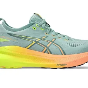 ASICS Women Gel-Kayano 31 Light Celadon/Safety Yellow Running Shoes - 6 UK (1012B745.750)