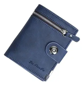 Women's Mini Wallet Ladies Purse, Latest Stylish Slim Wallet for Women, Hand Wallet Card Holder Leather Purse for Girls (Blue)