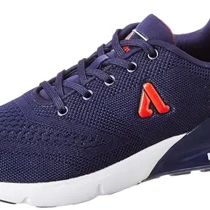 Aqualite Men East Shoes, N.Blue/Red, 9 UK/India