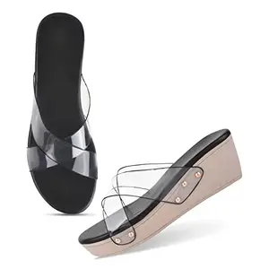 Froh Feet Daily fashionable Trendy fancy soft comfortable Heel Sandal for women's girls ladies