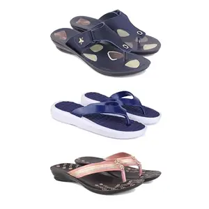 Women's Comfortable Sandal,Casual Lightweight Sandal for Everyday Wear | BTS-(3-COMBO)-1973-1859-1956-8-EURO-39