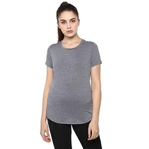 Nivia 5082 Polyester Hydra 7 T-Shirt, L (Grey)