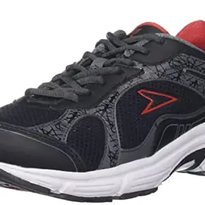 Power Mens Brett Black Casual Shoes - 10 UK (8396726)