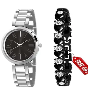 LAKSH Attractive Watch and Bracelet Combo for Girls(SR-927) AT-927