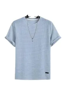 Men Trendy Stripes Half Sleeves Comfortable, Breathable, Lightweight, Skin Friendly T-Shirt