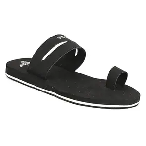 DR STTEP Men's Black Synthetic OrthoPedic Eva Insole Trending Slip-on Slippers_08_Pack of 5