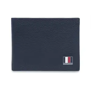 Tommy Hilfiger Men's Leather Wallet Mawenzi - Black | Slimfold Passcase Wallet with RFID Protection | 8 Card Slots | Bi-Fold Purse for Men | Ideal for Gifting