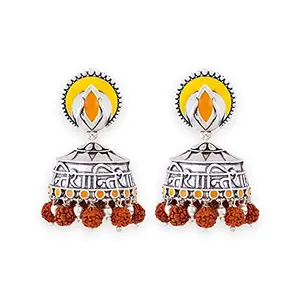 Voylla Aham Brahmasmi Shanti Jhumka Earrings