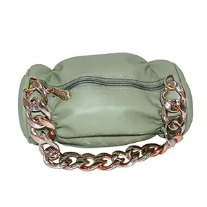 Build A Brand Duffle Bags/Drum Style Purse & Handbags Premium & Stylish Women Sling Bags (Green Color)