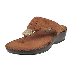 Mochi Women's Tan Fashion Sandals-7 UK (40 EU) (44-8095)
