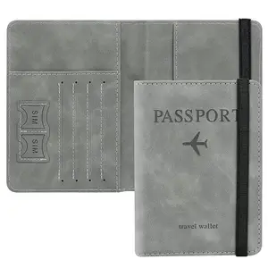 STAREWA Premium Passport Holder Cover Travel Wallet Organiser, Passport Case with PU Leather Travel Document Holder for Men & Women Travel Accessories