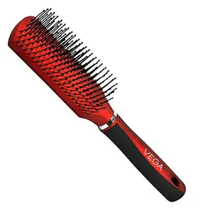 Vega Flat Hair Brush (India's No. 1* Hair Brush Brand) For Men & Women (E3-FB)