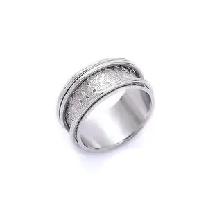 Pearlz Gallery Ring for Men, couples gents unisex Boys,girl's Friends Stainless Steel thumb Band Stylish Ring