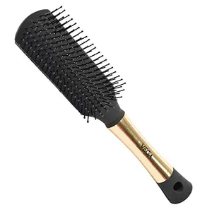 Vega Flat Hair Brush (India's No.1* Hair Brush Brand) For Men and Women, Black(E17-FB)